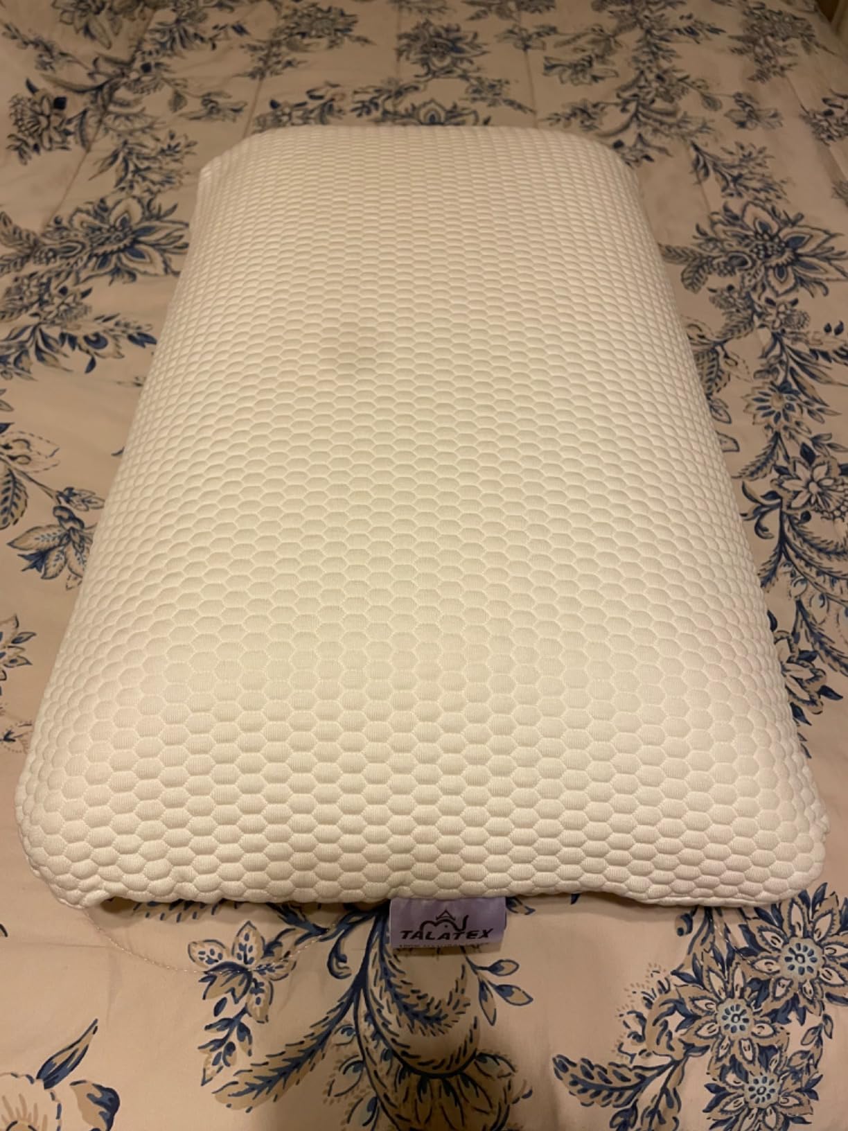 Talatex Premium 100% Natural Talalay Latex Pillow, for Side & Back Sleepers | PureFusion Talalay Latex offers Breathable Pressure Relief, Responsive Support, and a Removable, Washable Tencel Cover customer photo 1