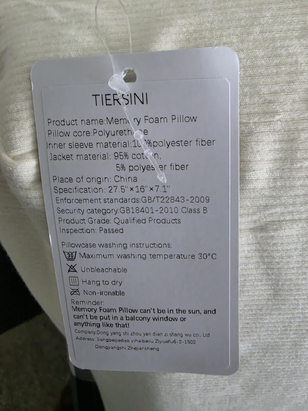 High Profile Memory Pillow for Big Guys & Large Frames, Queen Size, 7.1