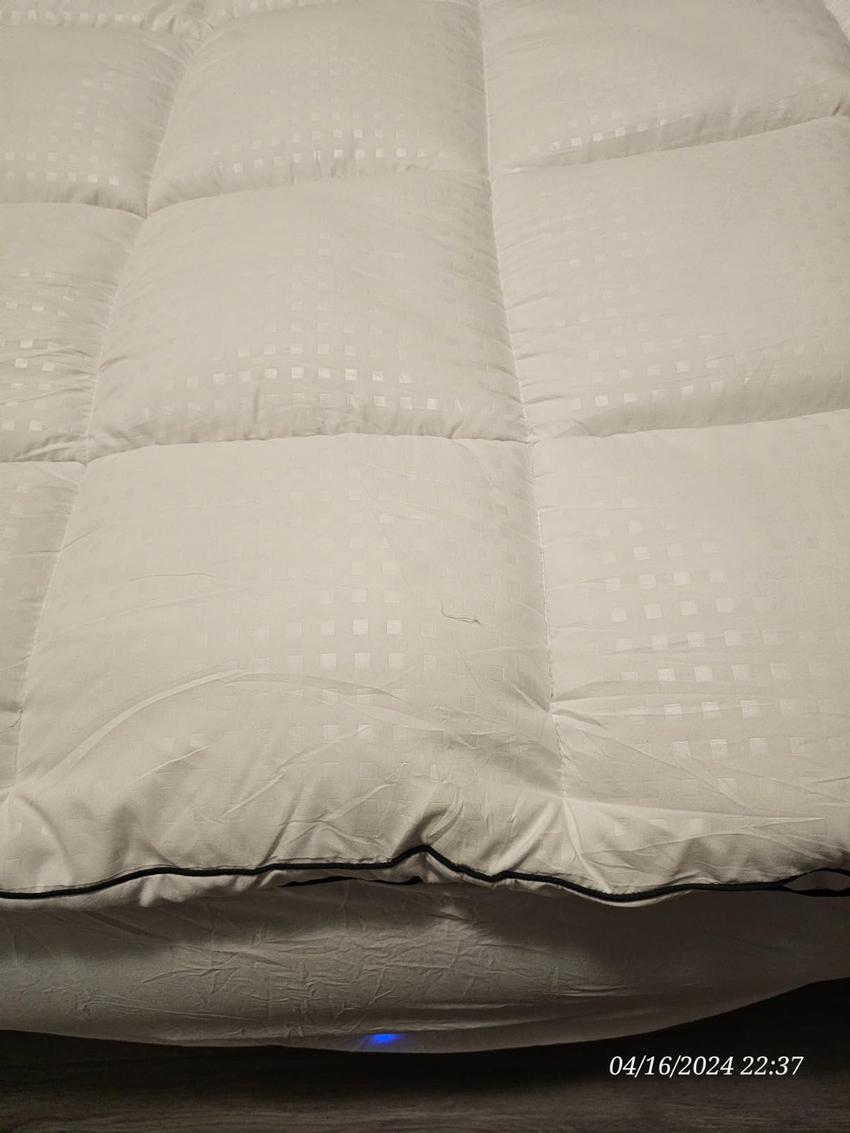 MASVIS 4 Inch King Mattress Topper, 2-in-1 Dual Layer Design, 2