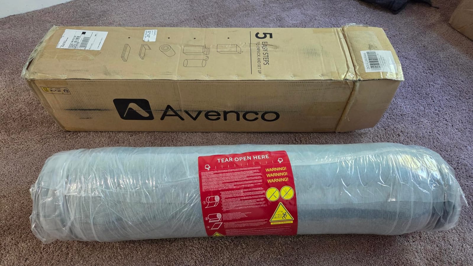 Avenco Queen Size Mattress 14 Inch, Luxury Dual Cooling Hybrid Mattress | Dual NanoGEL Memory Foam with SmartS Coil for Motion Isolation & Extra Back Support, Pressure Relief, CertiPUR-US Certified customer photo 2