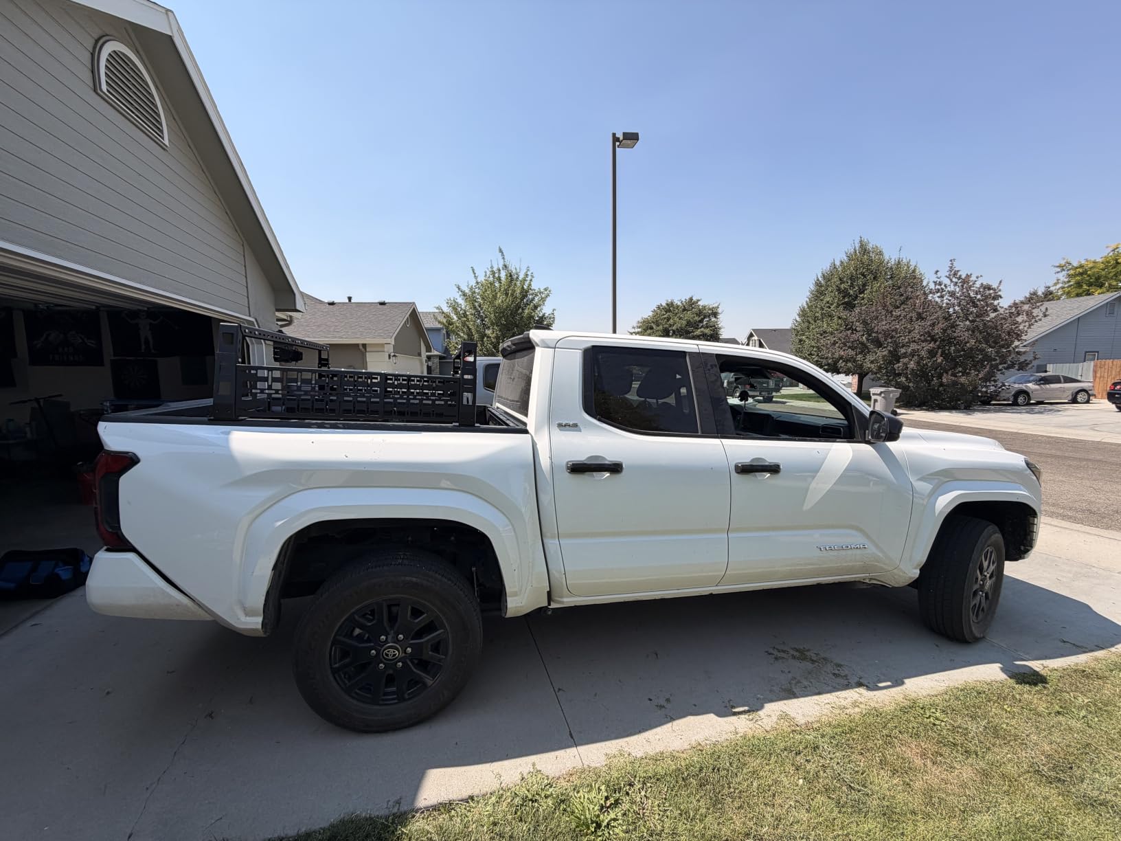 Truck Overland Bed Rack with LED Light for Most Pickup | 1000 LBS Heavy Load Capacity, 11.02''-13.19'' Height Adjustable, with Tactical Moll Panel customer photo 2