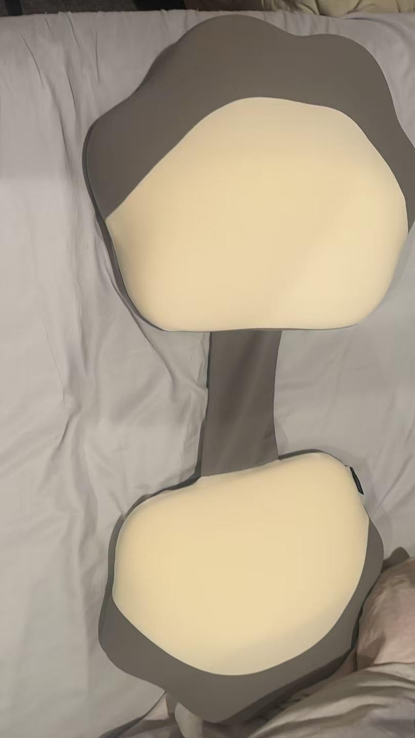 Pregnancy Pillow Cooling for Sleeping Adjustable Support Maternity Pillow | Wedge Pregnancy Pillow, W-Shaped For Belly/ Back Support, Travel Maternity Pillow for Pregnant Women, OEKO-TEX customer photo 1