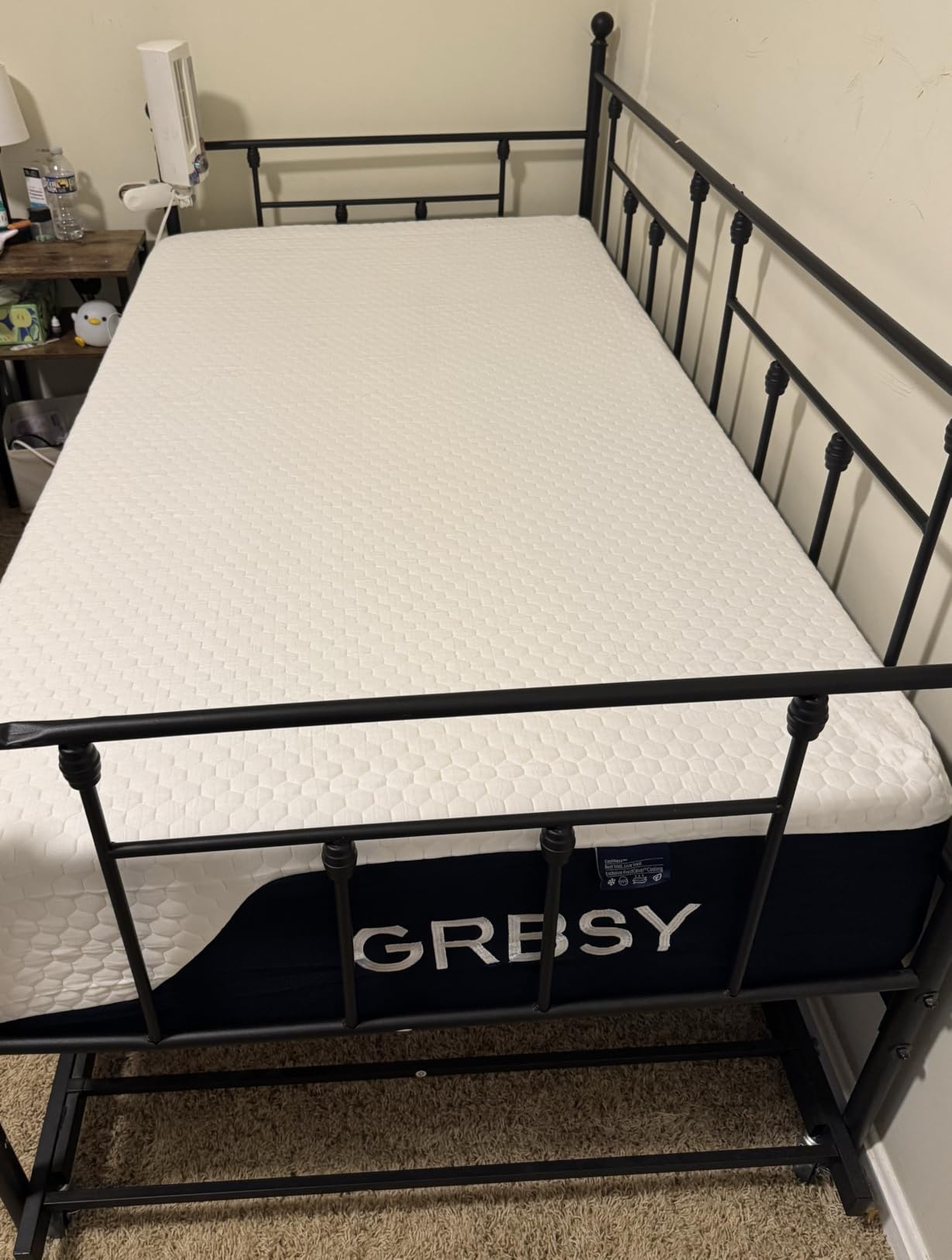14 Inch King Mattress Firm - Cooling Gel Memory Foam Mattress, Removable IceSilk Cover, Back Pain Relief & Motion Isolation, CertiPUR-US Safe Foam, Fiberglass-Free, King Bed Mattress in a Box customer photo 2