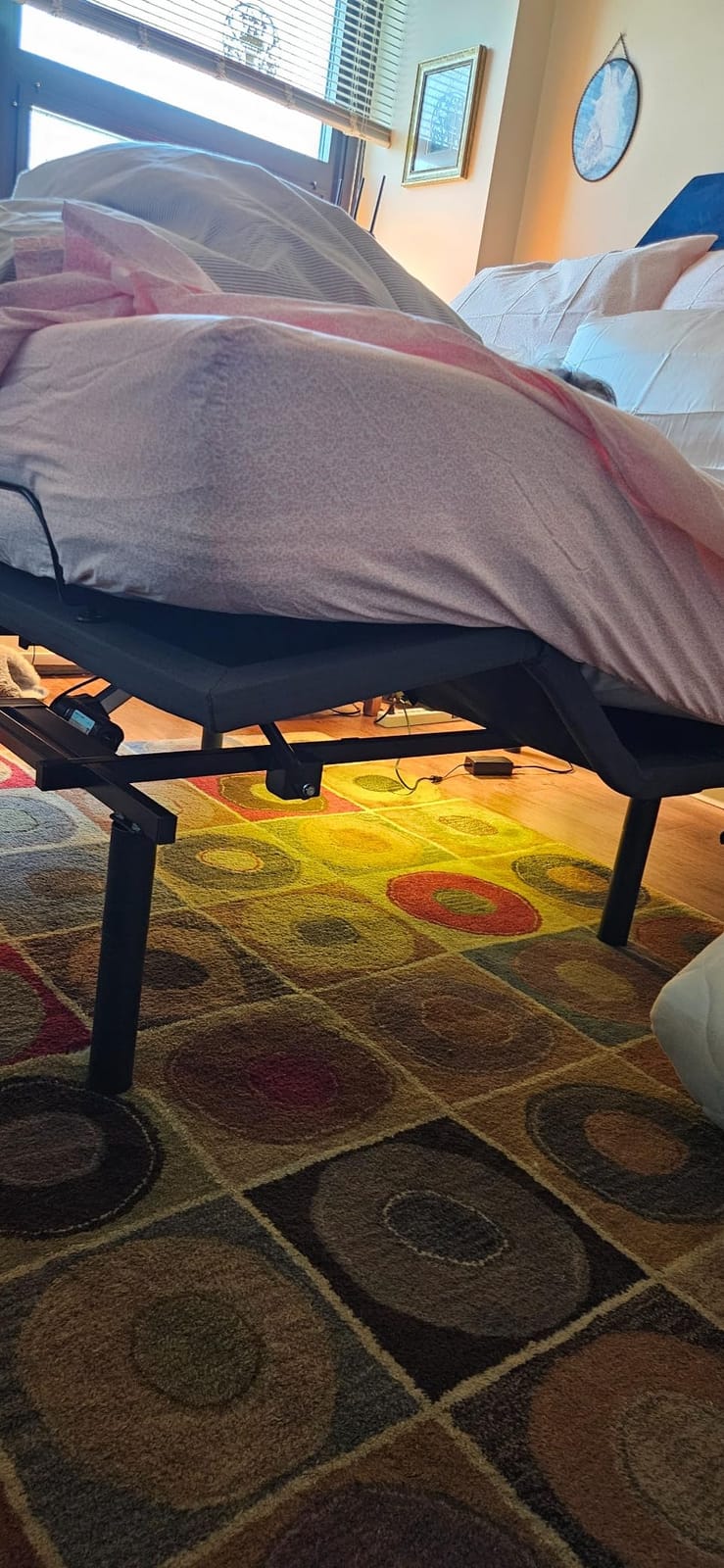 Marsail Adjustable Bed Frame Queen Electric Base, Head & Foot Incline customer photo 2