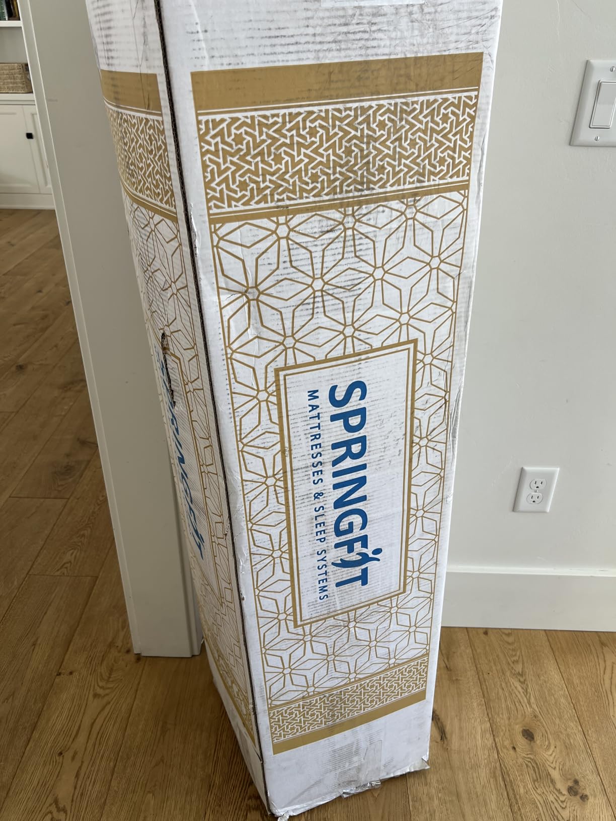 Springfit 500 lbs Supporting Heavy Duty Mattress for Big and Tall People, 10 Inch King Size Hybrid Mattress, Reinforced Coil System customer photo 1