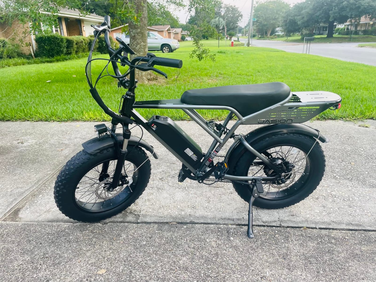 Jasion RetroVolt Electric Bike, 70-Mile Range, 2000W Peak, Fat Tire customer photo 1