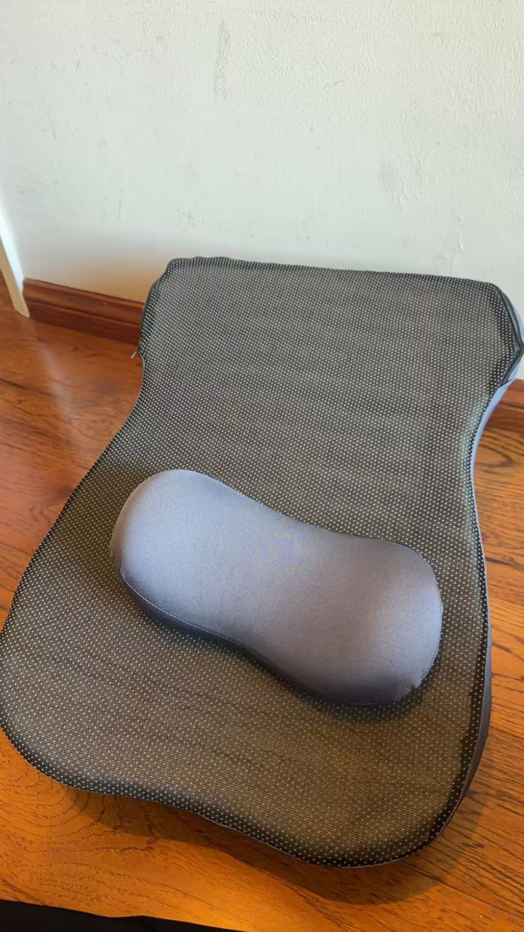 Ergonomic Reading Pillow Memory Foam Wedge Pillow Adjustable Neck Pillows1 | Multi-Positional Support Cushion for Stomach Sleepers and Sedentary with Removable Washable Cover Gray customer photo 2