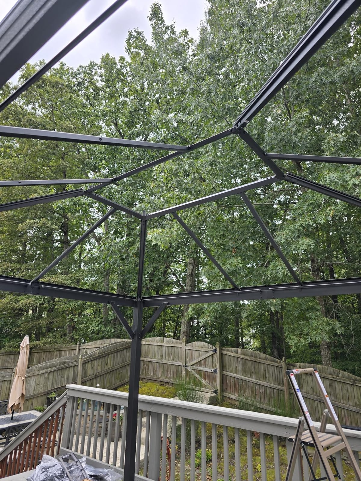 12' x 16' Cedar Wood Gazebo, Outdoor Permanent Wooden Gazebo Pavilion customer photo 1