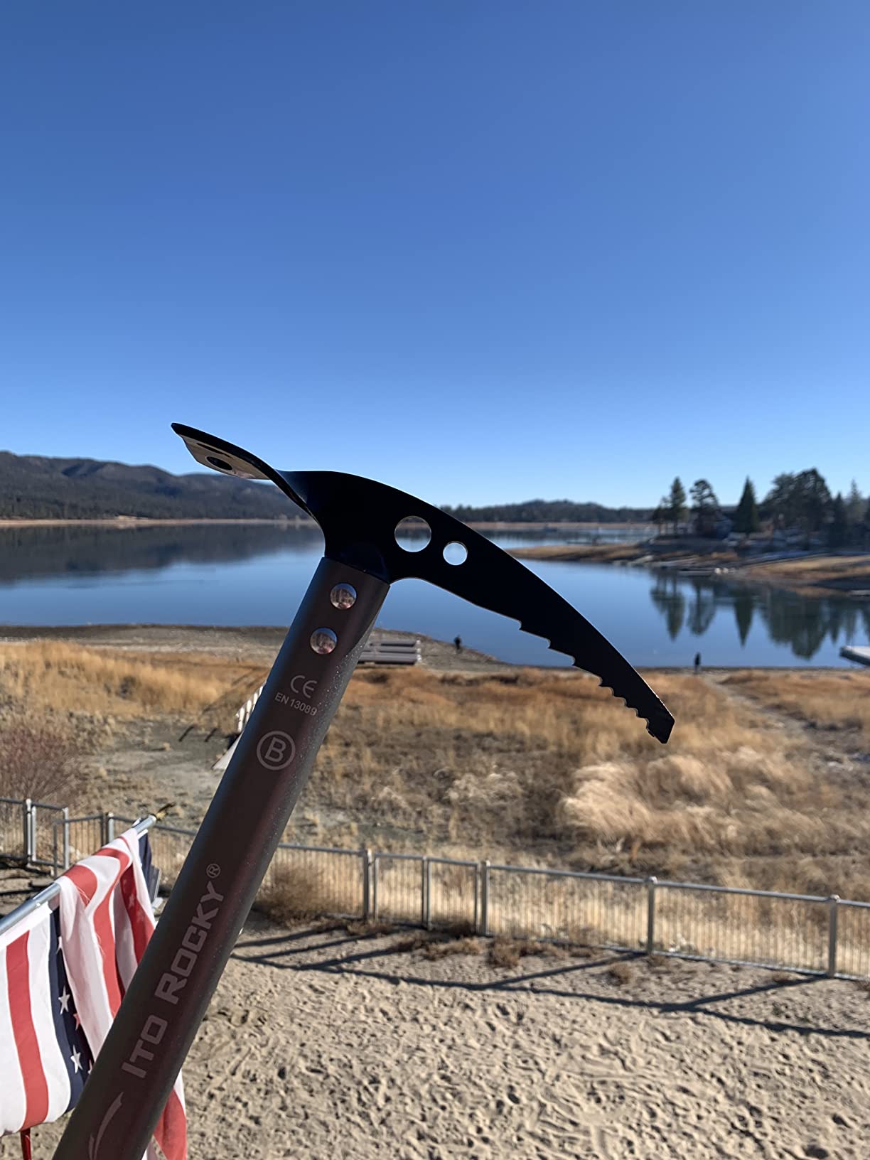 Pro Beak Ice Axe - Anodized Blue - 65cm customer photo 1