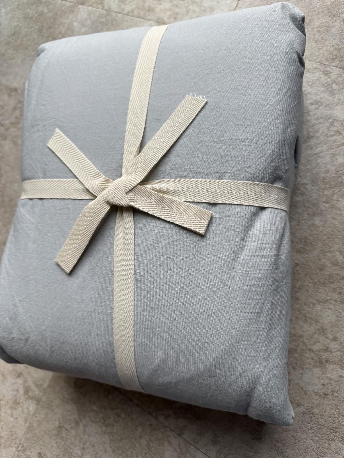 100% Pure Linen Duvet Cover Set 3 Pcs Soft Comforter Cover Sets King Size | Breathable, Durable Comforter Cover with Zipper Closure, Natural Linen Bedding for Hot Sleepers Cozy for All Seasons customer photo 2