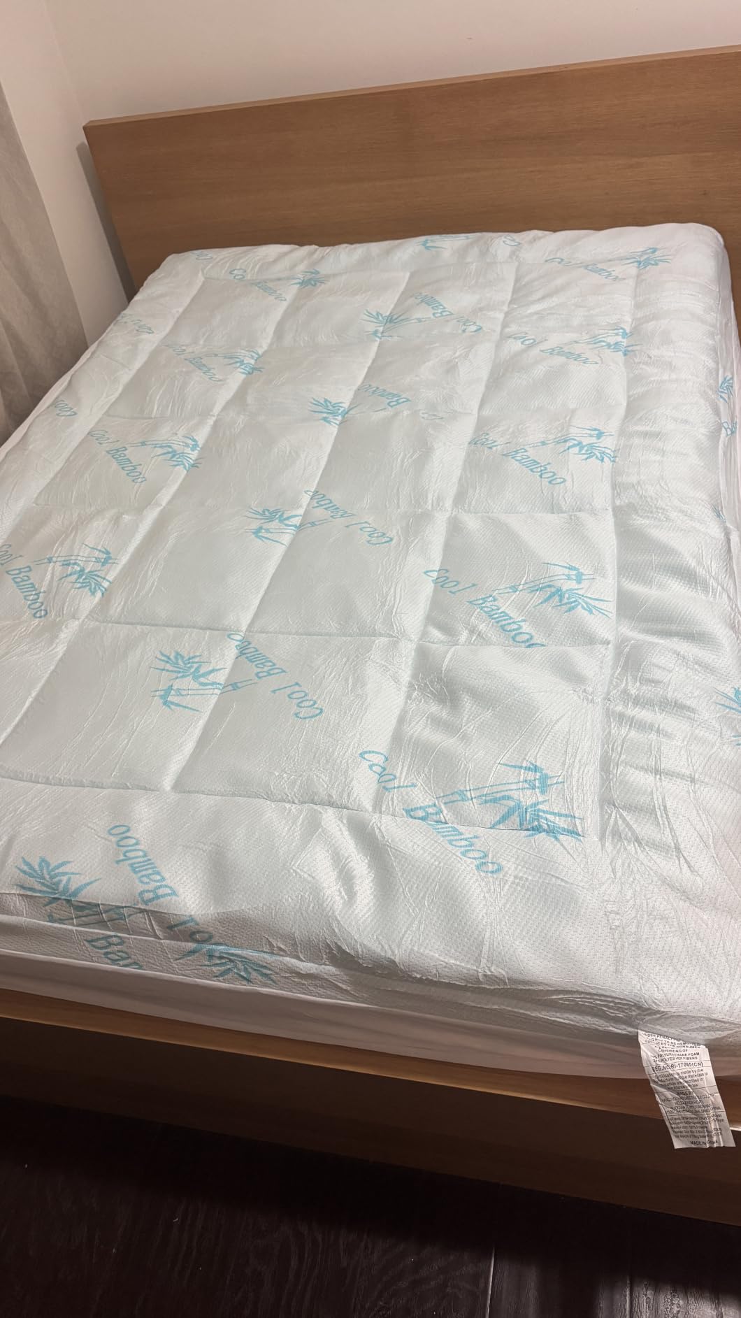 DOWNCOOL 100% Waterproof Queen Mattress Topper, Viscose Derived from Bamboo | Cooling Pillow Top Memory Foam Mattress Topper for Hot Sleepers, Deep Pocket Fits 8-21 Inch customer photo 2