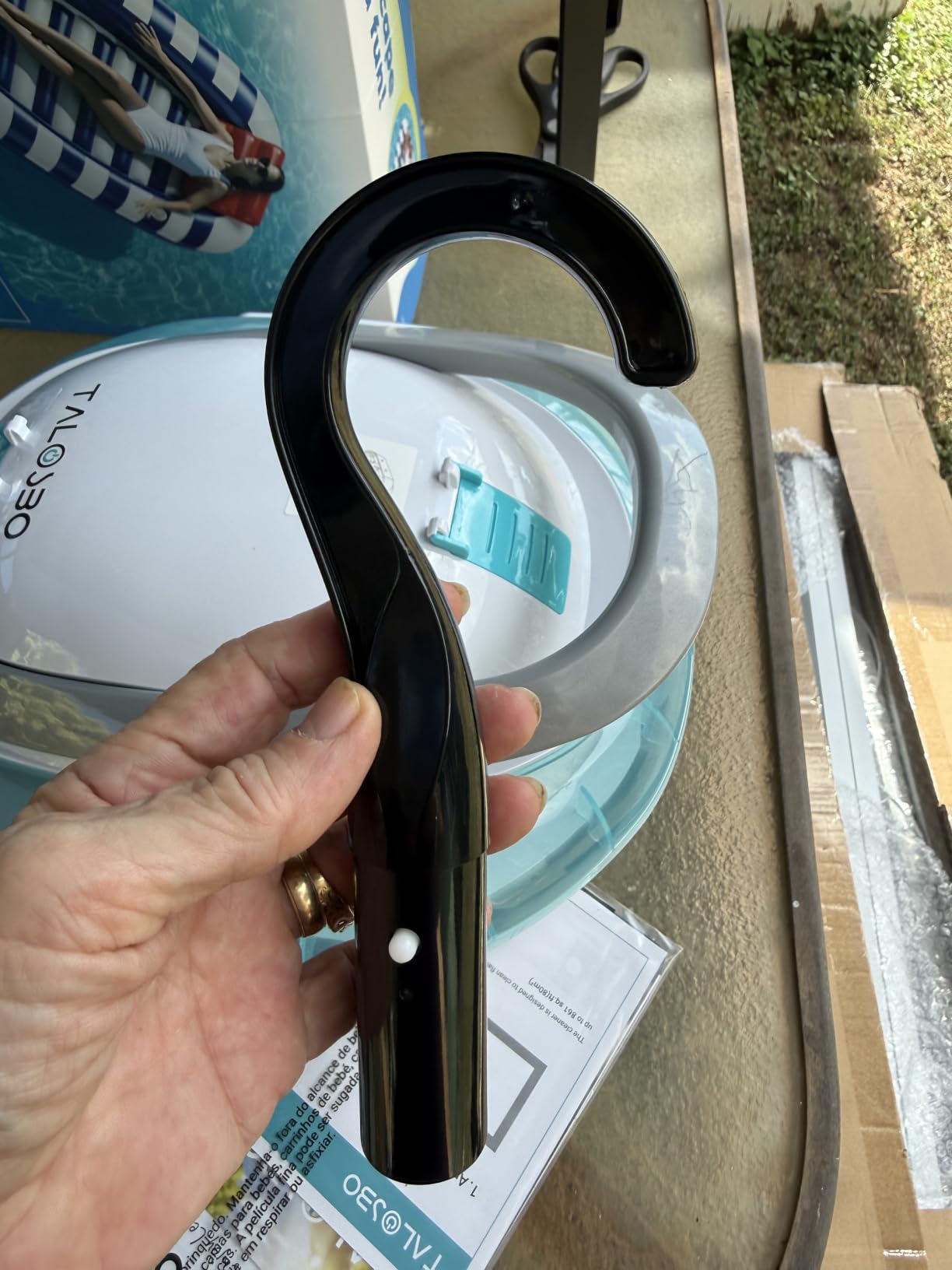 S2 Robotic Pool Cleaner for Above Ground Pools, Arctic Blue customer photo 1