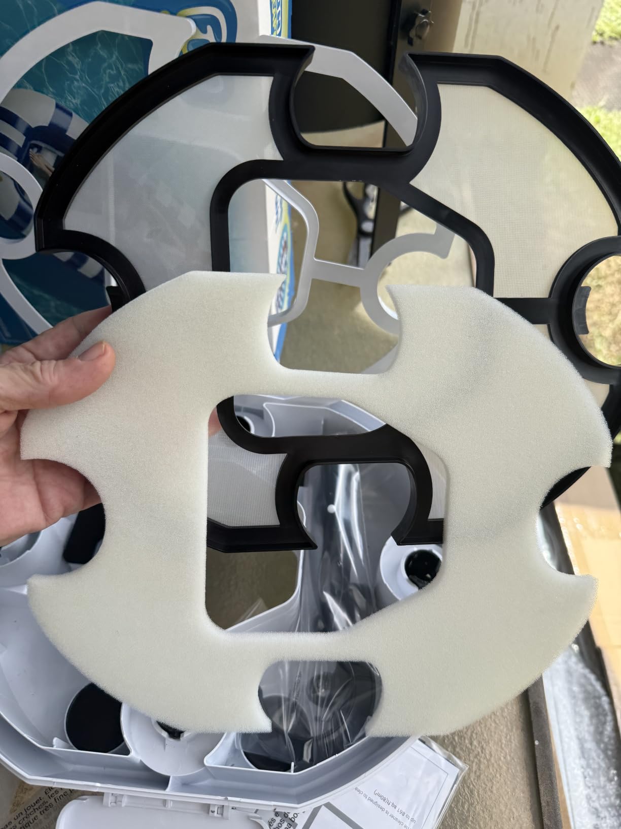 S2 Robotic Pool Cleaner for Above Ground Pools, Arctic Blue customer photo 2