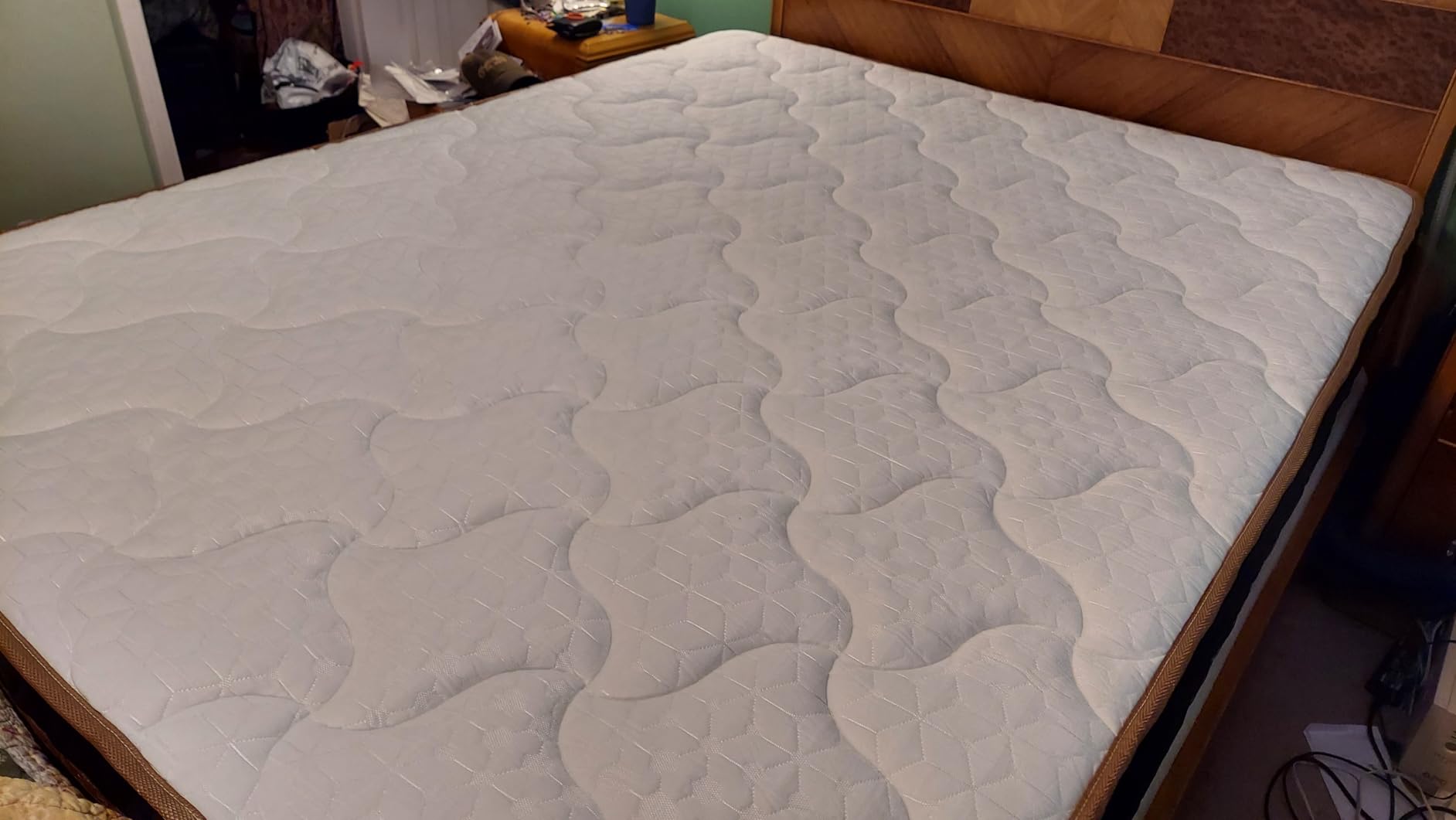 Firm King Mattress 14 Inch, Cooling Hybrid Bed in a Box, CertiPUR-US | Zones Individual Pocket Spring, Extra Hip/Shoulder/Lumbar Support, Fiberglass-Free, 365-Night Trial customer photo 2