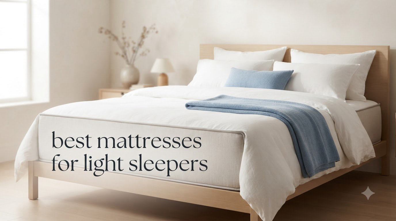 best mattresses for light sleepers