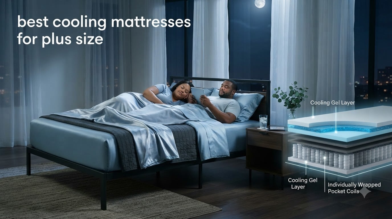best cooling mattresses for plus size