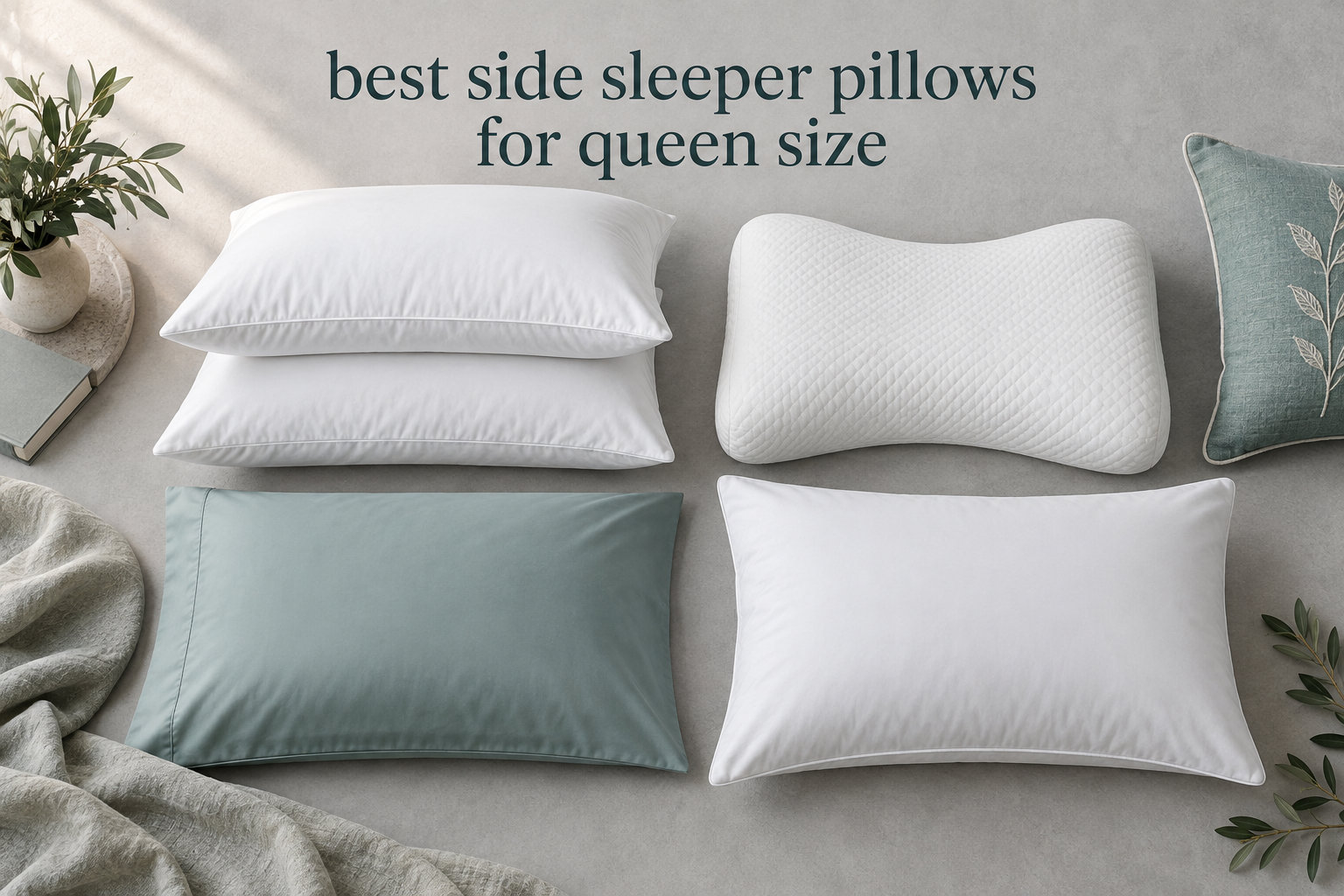 best side sleeper pillows for queen size