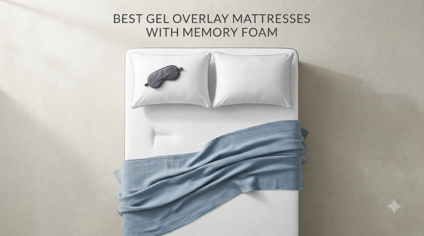 best gel overlay mattresses with memory foam