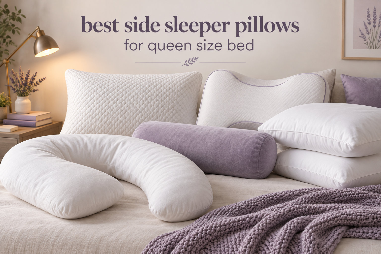 best side sleeper pillows for queen size bed