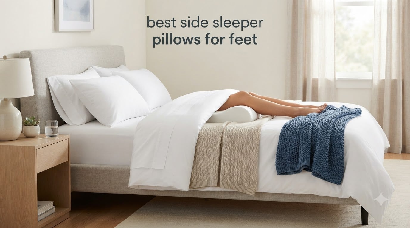 best side sleeper pillows for feet