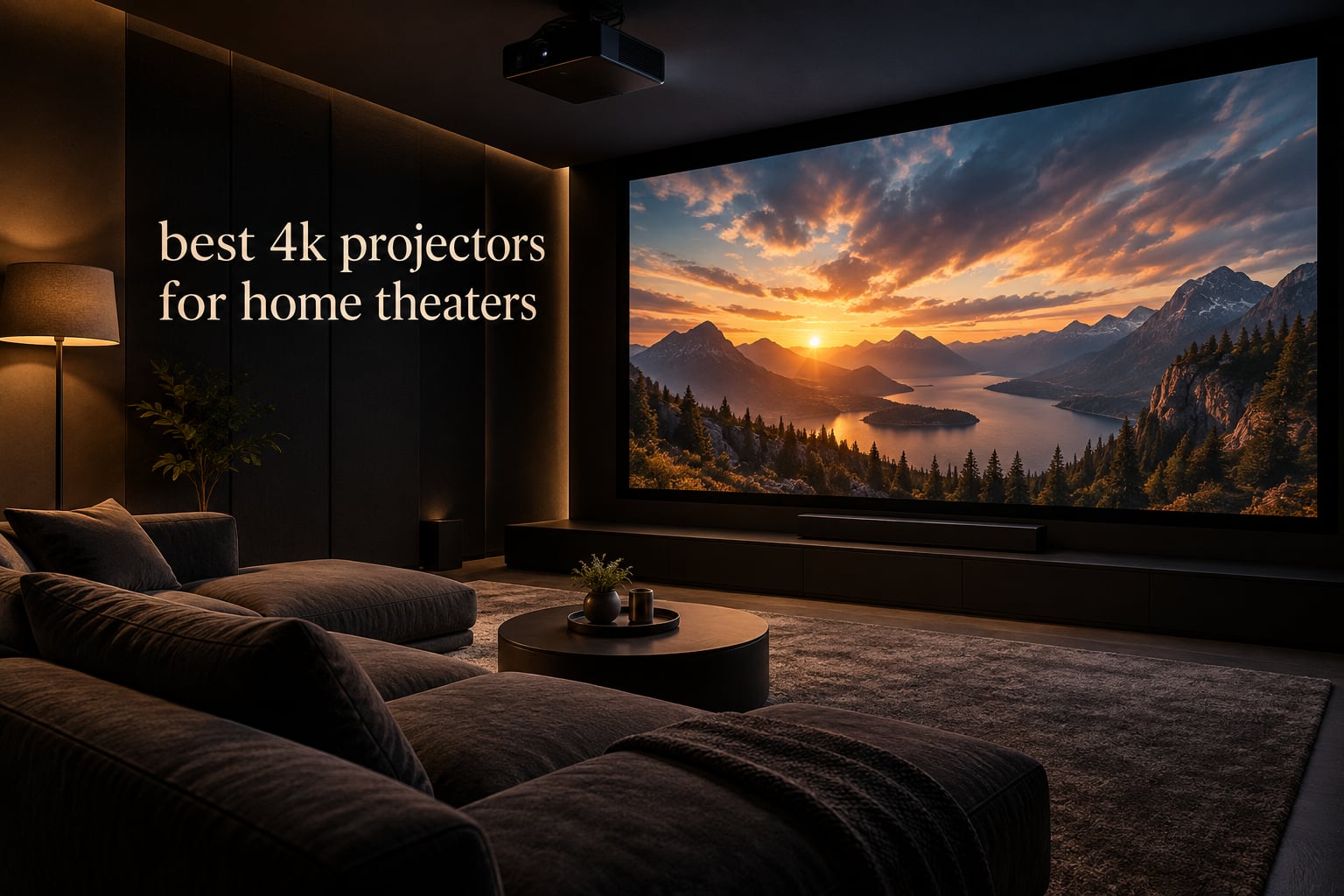 best 4k projectors for home theaters