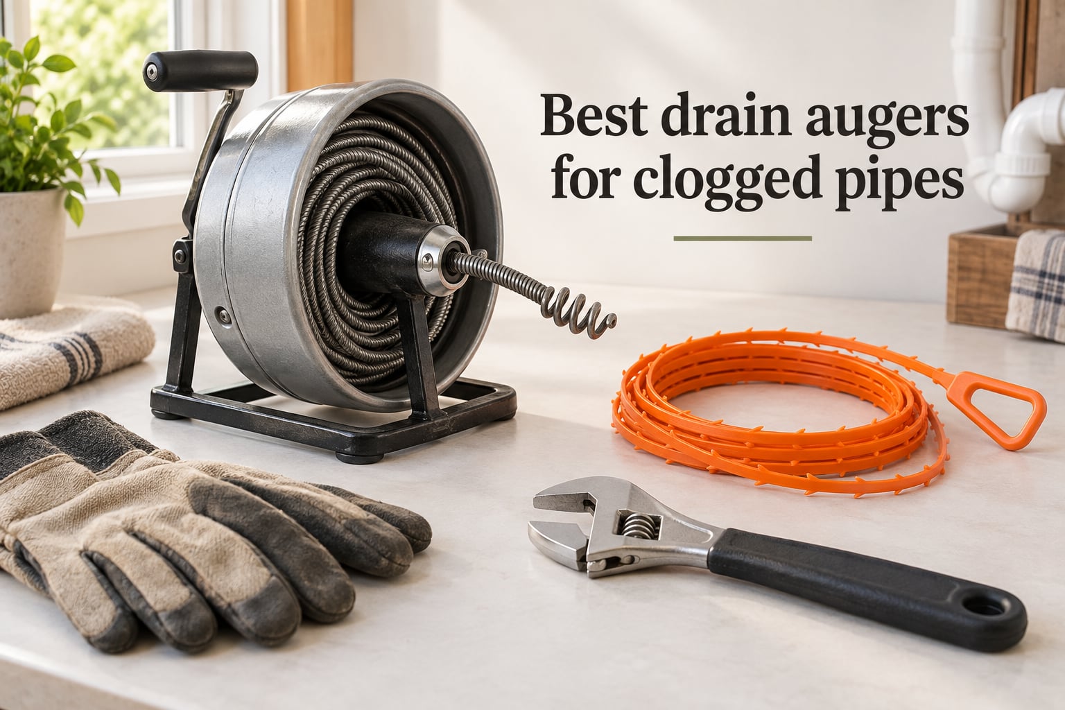 Best drain augers for clogged pipes
