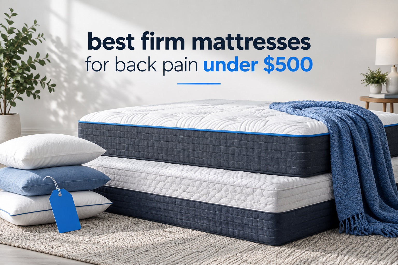 best firm mattresses for back pain under $500