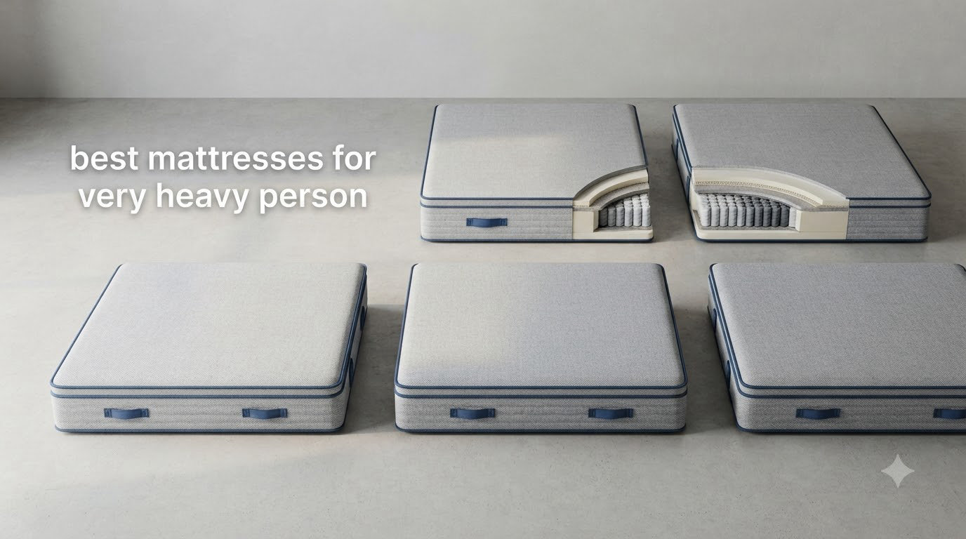 best mattresses for very heavy person