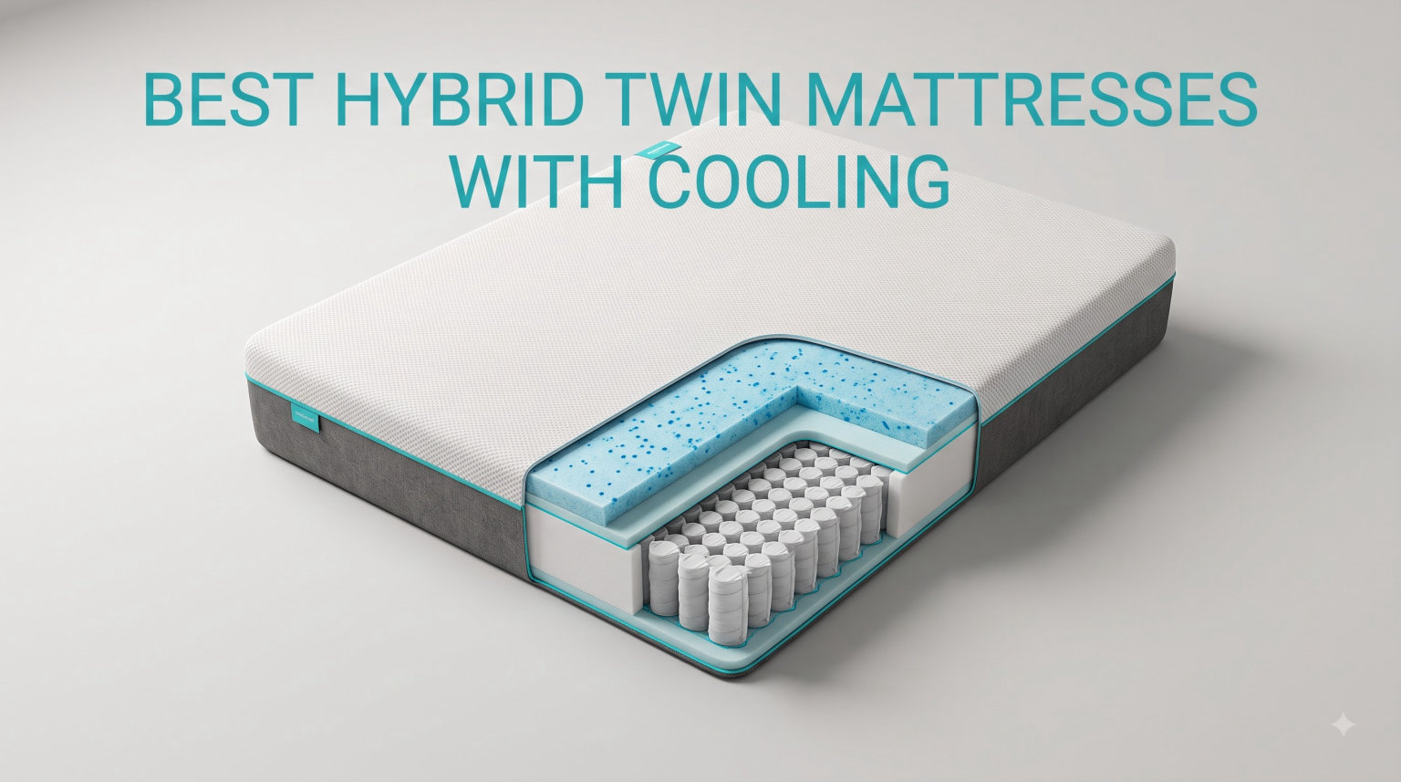 best hybrid twin mattresses with cooling