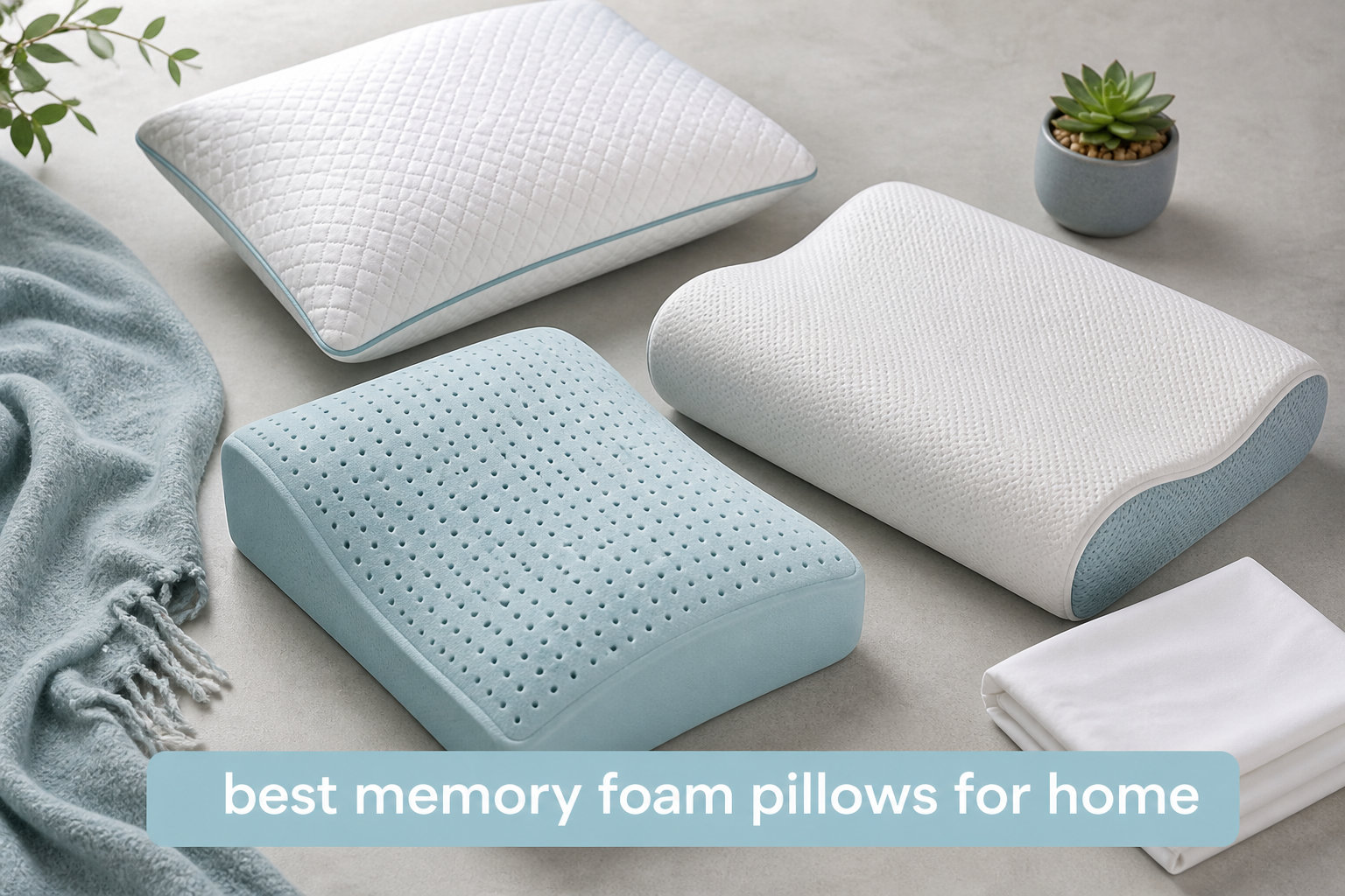 best memory foam pillows for home