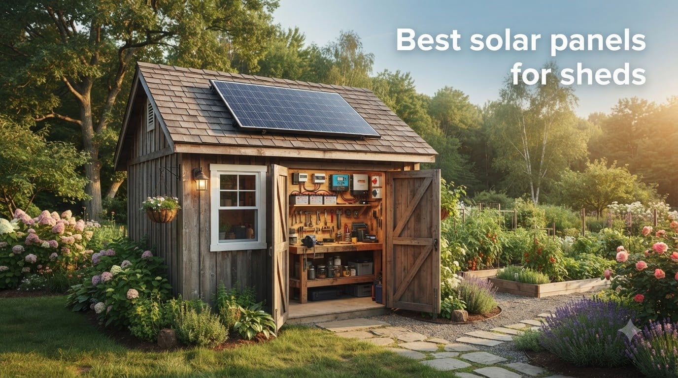 Best solar panels for sheds