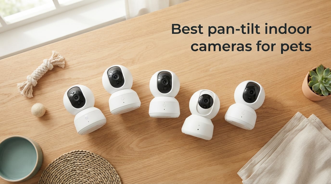 Best pan-tilt indoor cameras for pets
