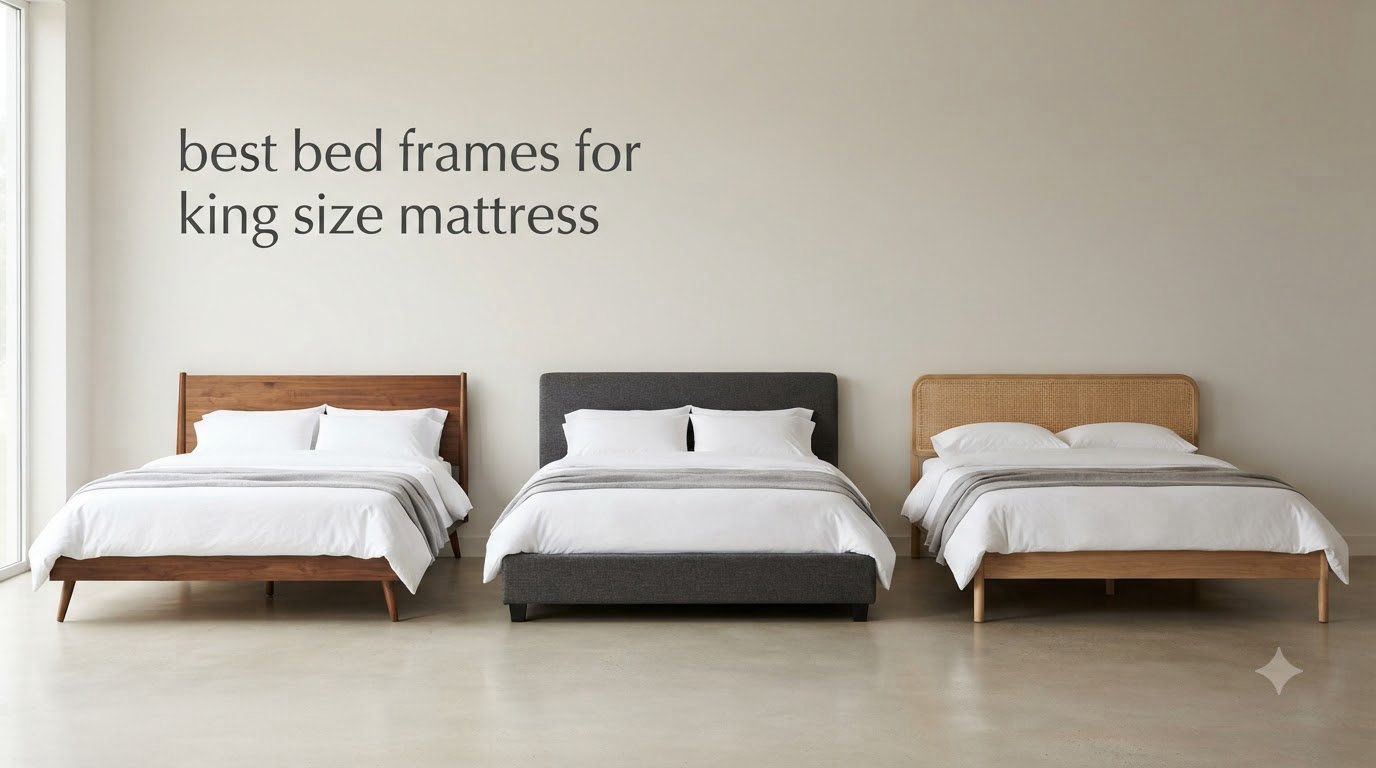 best bed frames for king size mattress