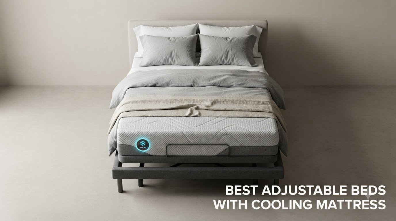 best adjustable beds with cooling mattress