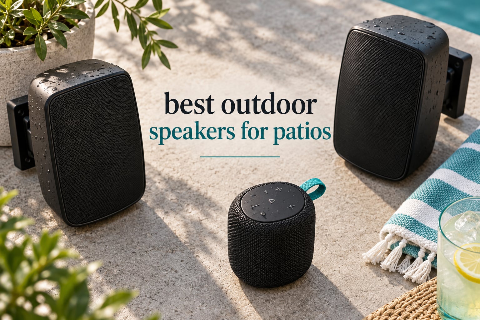 best outdoor speakers for patios