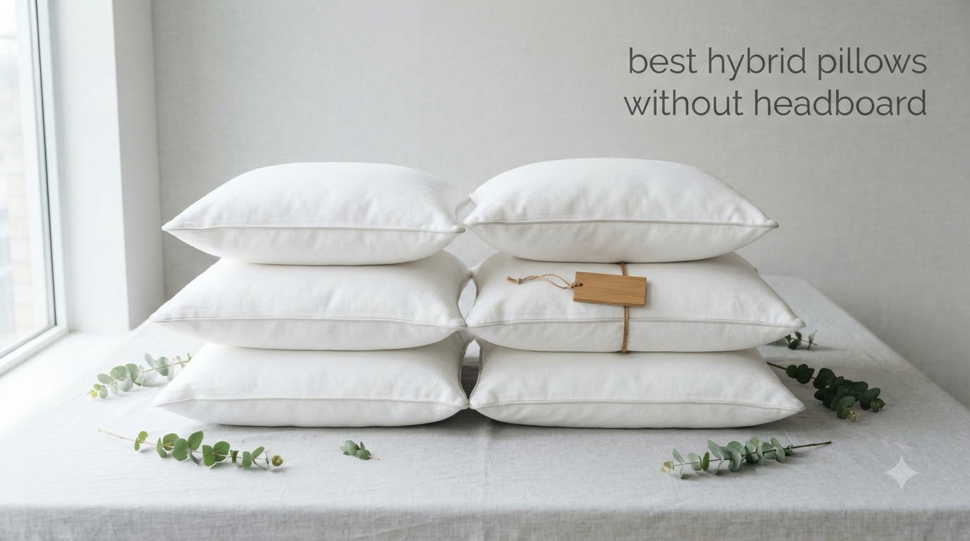 best hybrid pillows without headboard