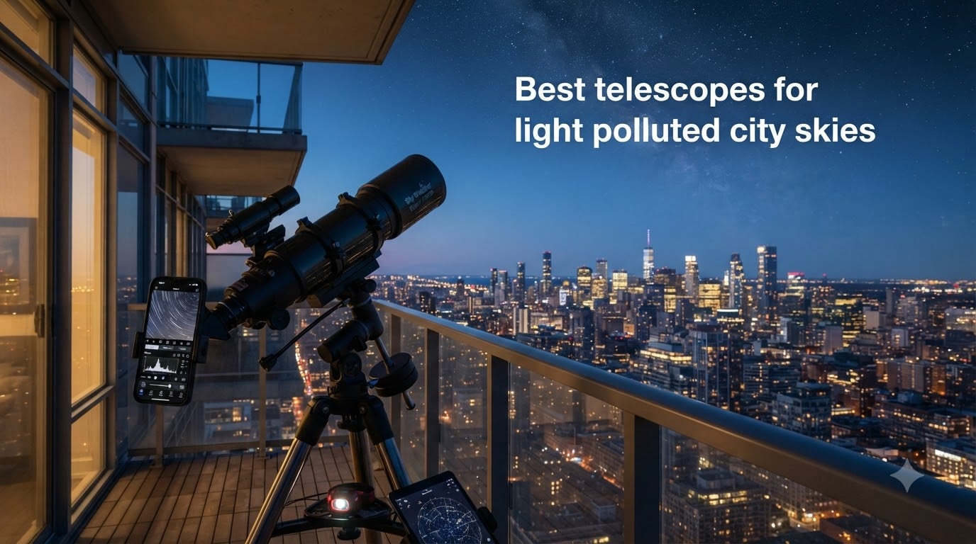 Best telescopes for light polluted city skies
