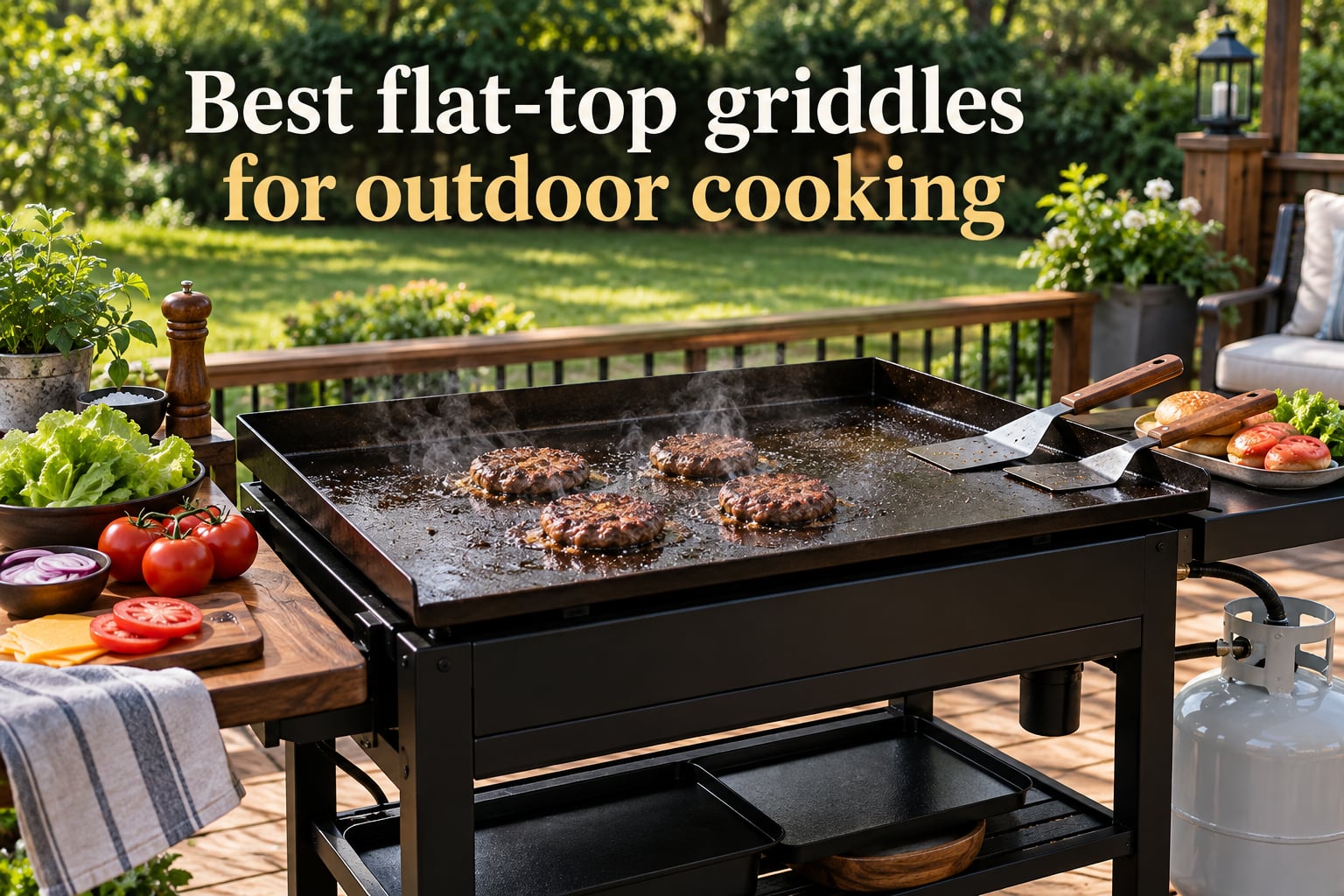 Best flat-top griddles for outdoor cooking
