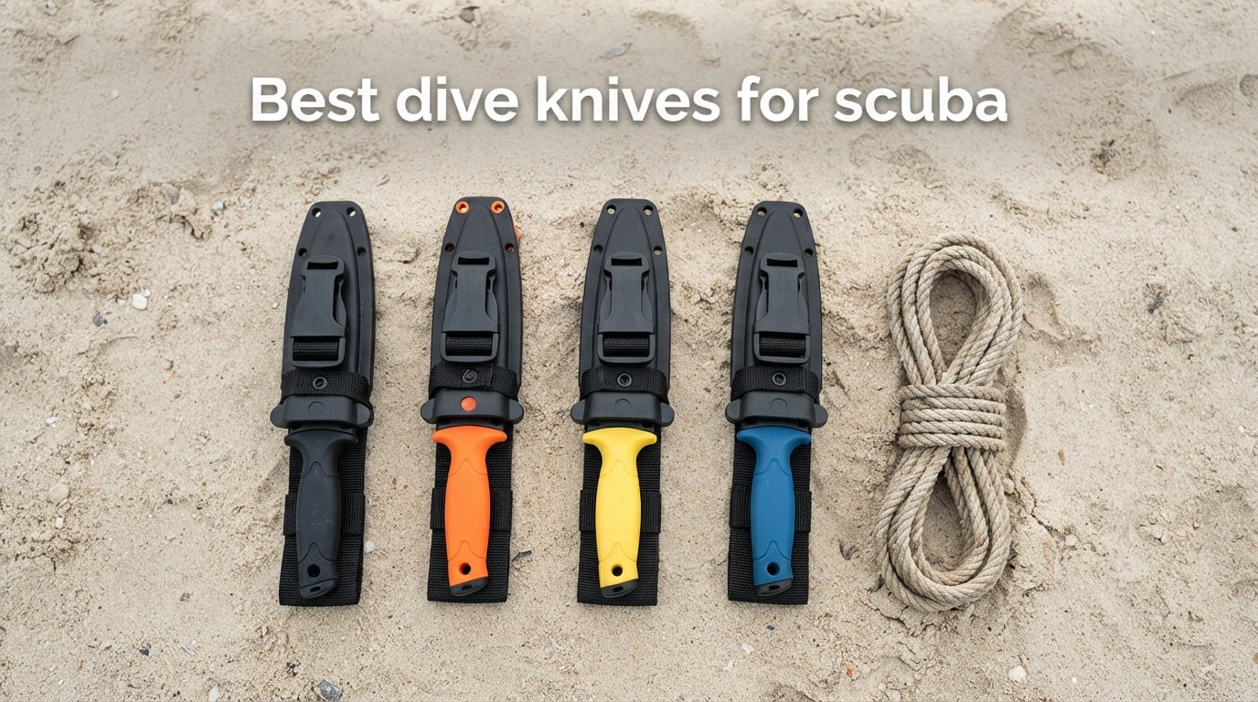 Best dive knives for scuba