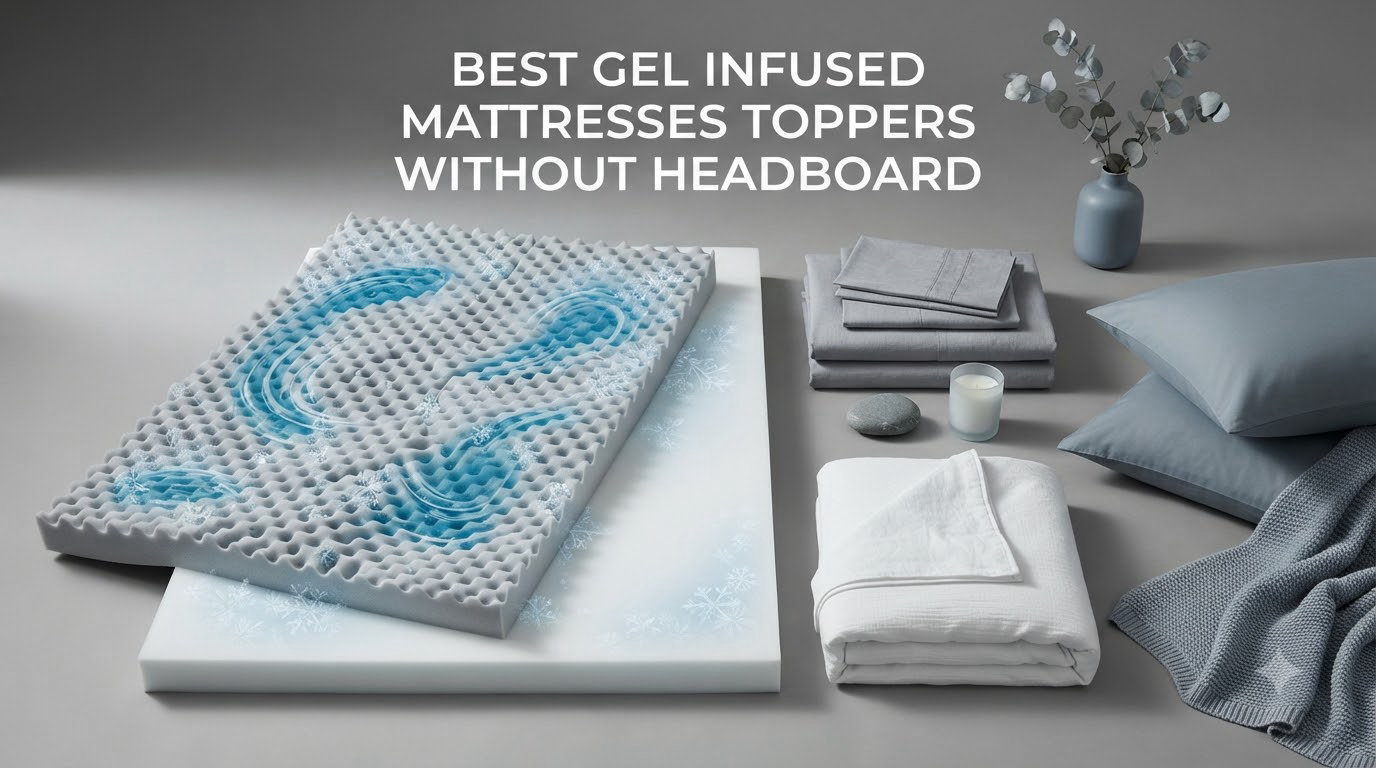 best gel infused mattresses toppers without headboard