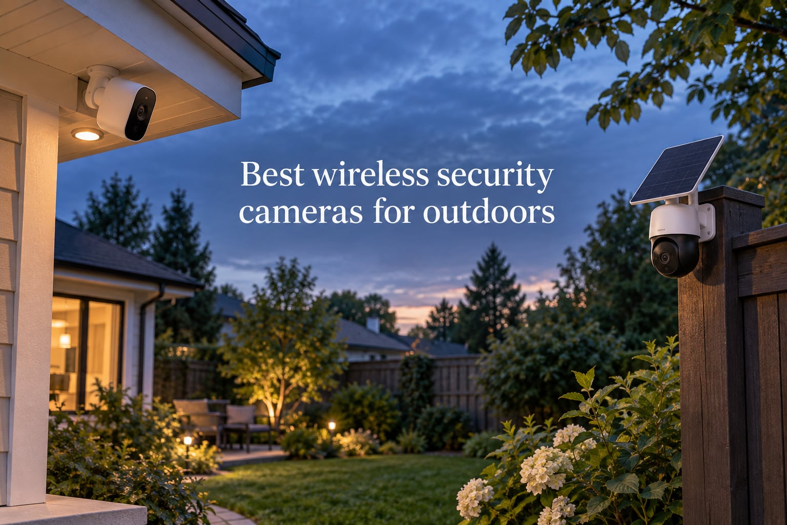 Best wireless security cameras for outdoors