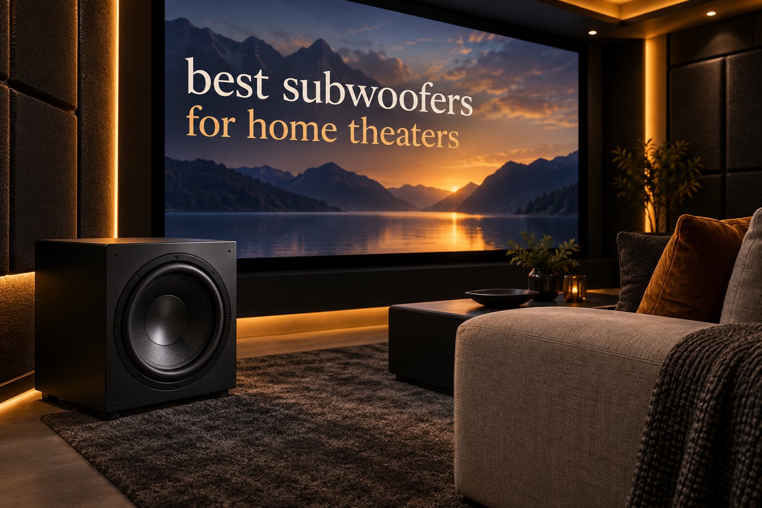 best subwoofers for home theaters