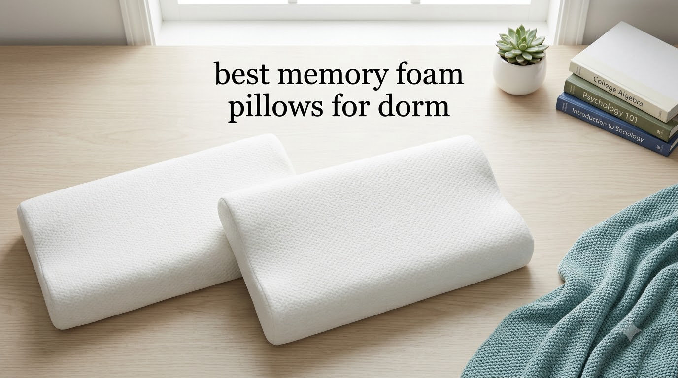 best memory foam pillows for dorm