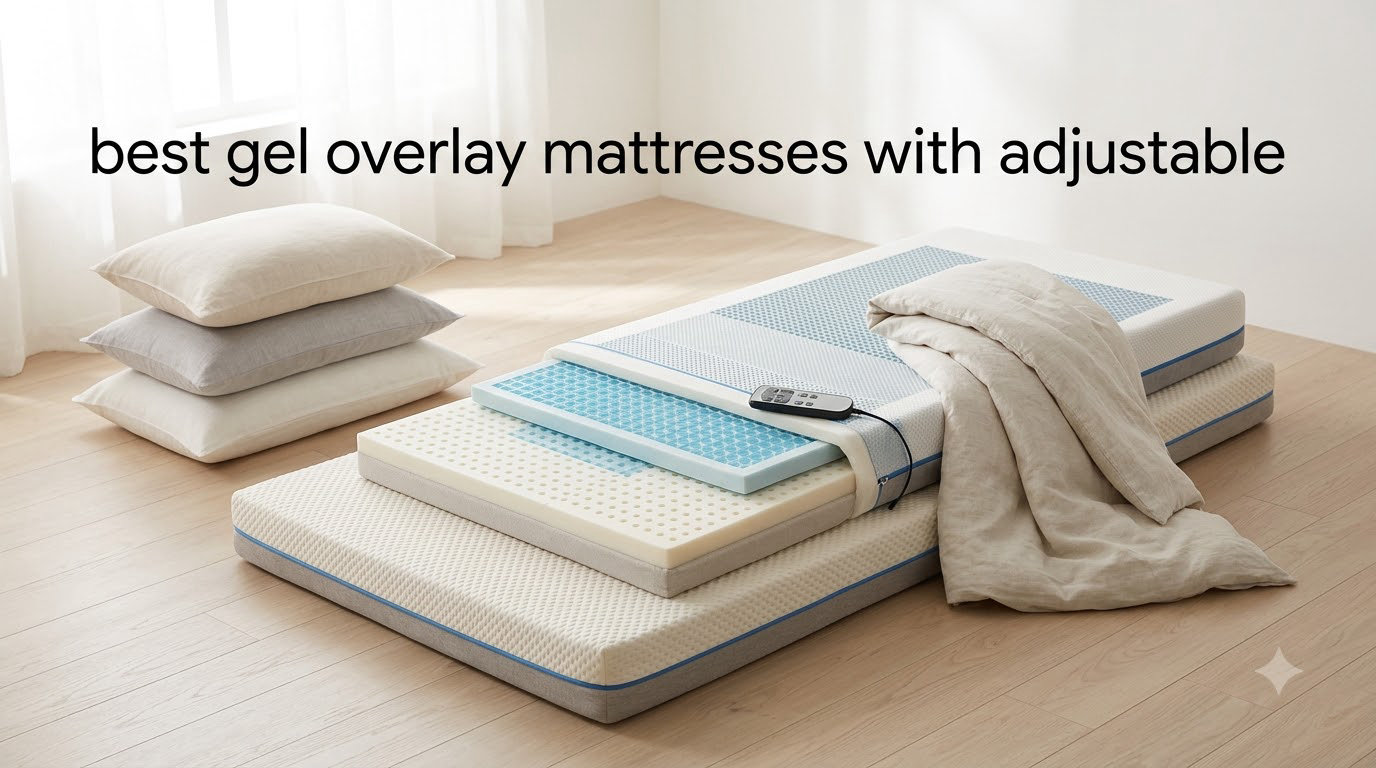best gel overlay mattresses with adjustable
