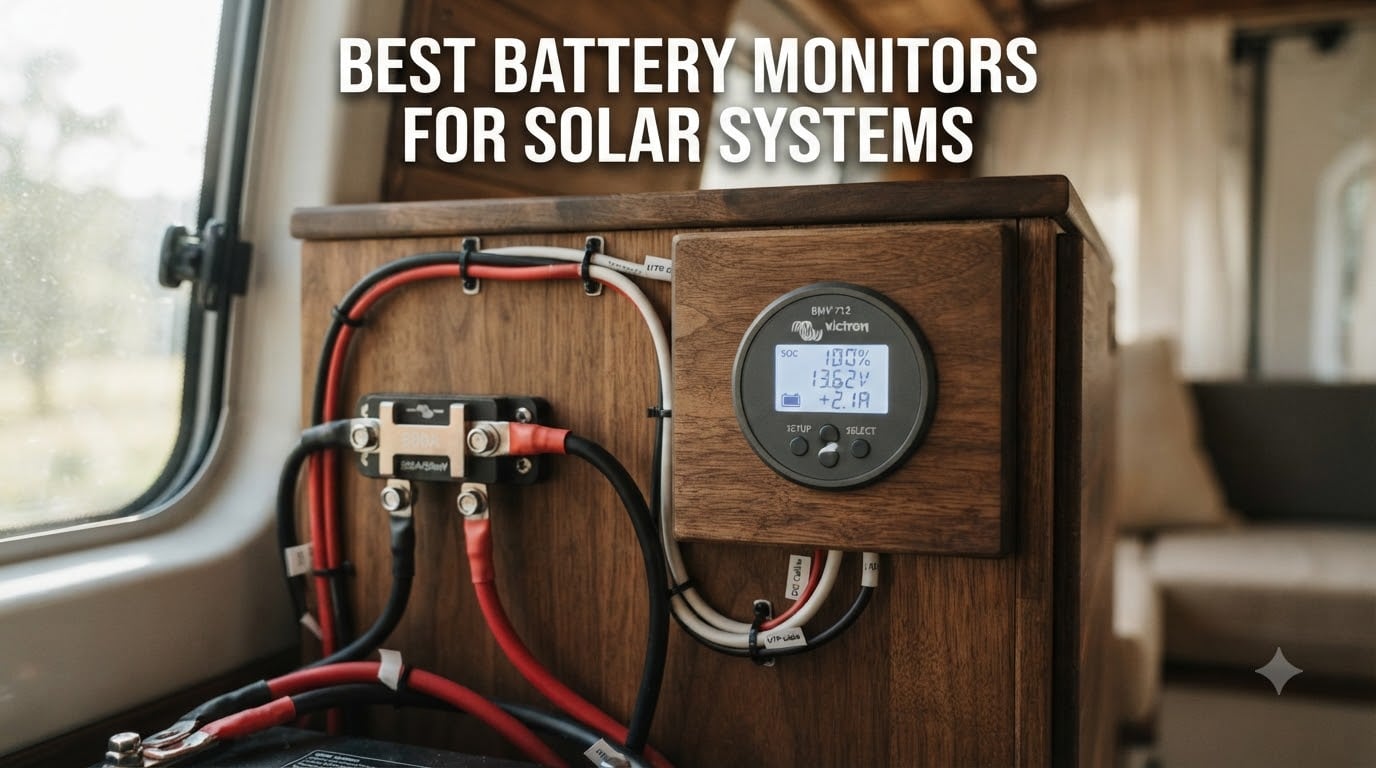 Best battery monitors for solar systems