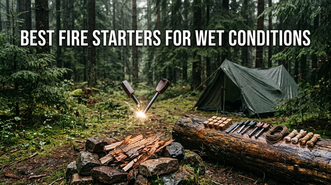 Best fire starters for wet conditions