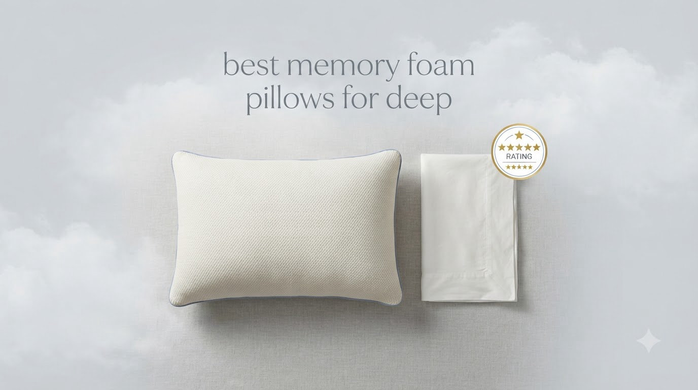 best memory foam pillows for deep