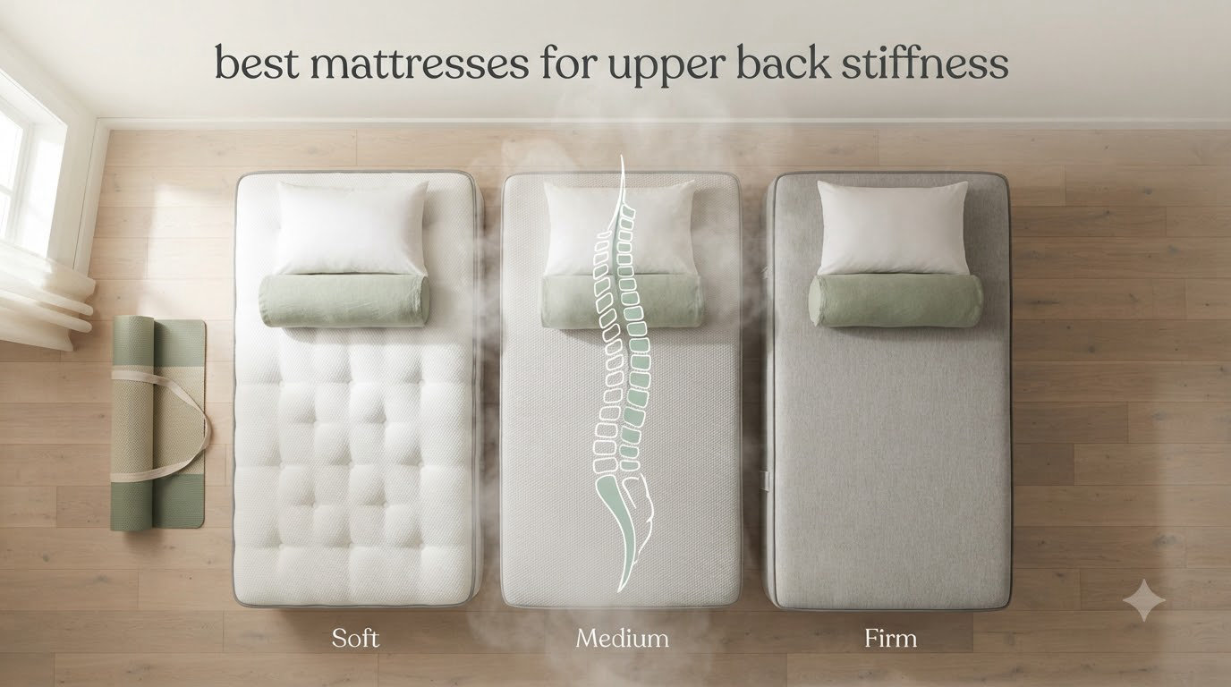 best mattresses for upper back stiffness