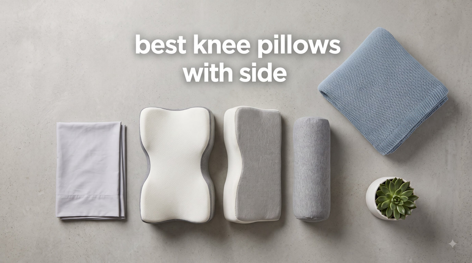 best knee pillows with side