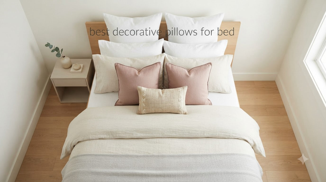best decorative pillows for bed